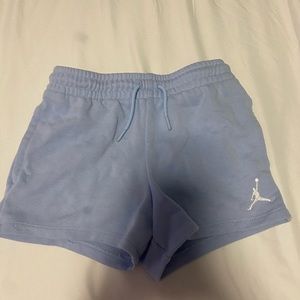 Baby blue jordan shorts size L 12-13 kids